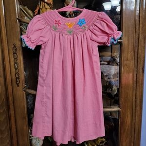 Smocked toddler dress